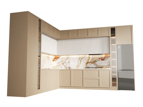 Dapur modern 30 Model 3D
