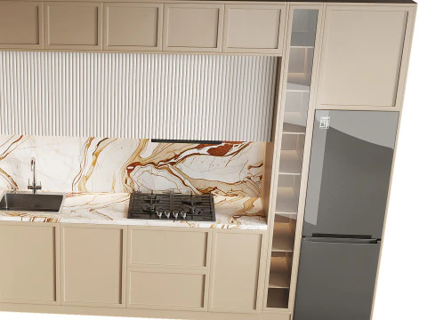 Dapur modern 30 Model 3D