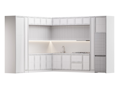 Modern kitchen 30 3D Модель