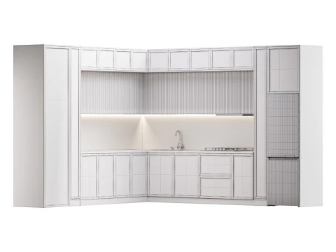 Dapur modern 30 Model 3D