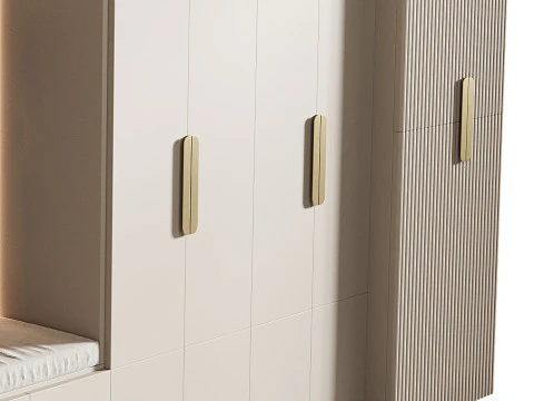 Hallway area with a minimalistic hanger 4 3D Model