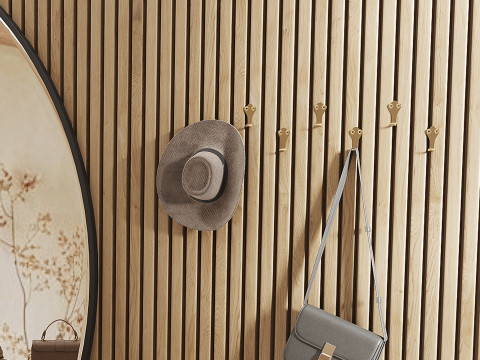 Hallway area with a minimalistic hanger 5 3D Модель