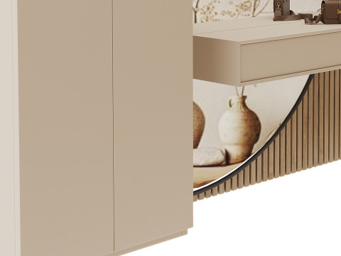Hallway area with a minimalistic hanger 5 3D Модель