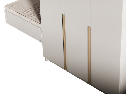 Hallway area with a minimalistic hanger 6 3D Модель