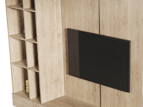 Tv wall set 1 Modelo 3D