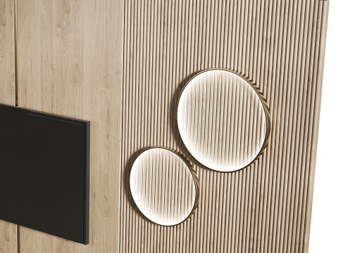 Tv wall set 1 Modelo 3D