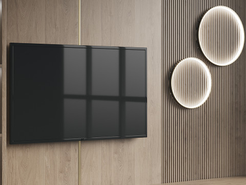 Tv wall set 1 Modelo 3D