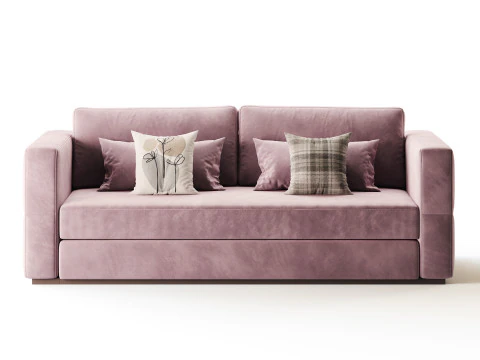Sofa-Newcastle-straight-folding-2016 3D Model