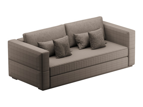 Sofa-Newcastle-straight-folding-2016 3D 模型