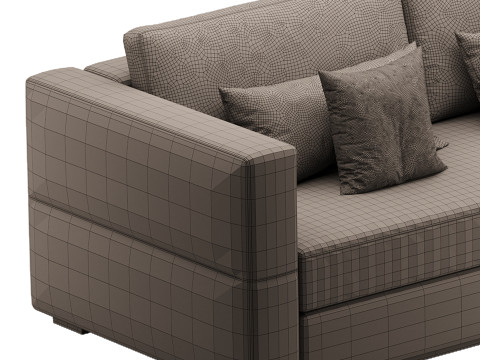 Sofa-Newcastle-straight-folding-2016 3D 模型