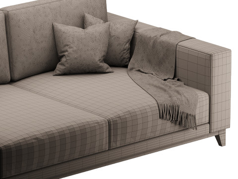 Sofa Harpher 3D मॉडल