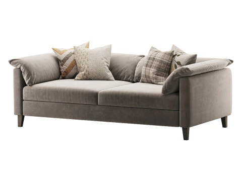Brera double sofa 3D Model