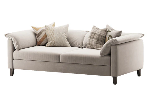 Brera double sofa 3D Model