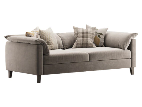 Brera double sofa 3D Model