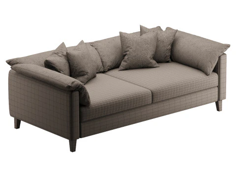 Brera double sofa 3D Model