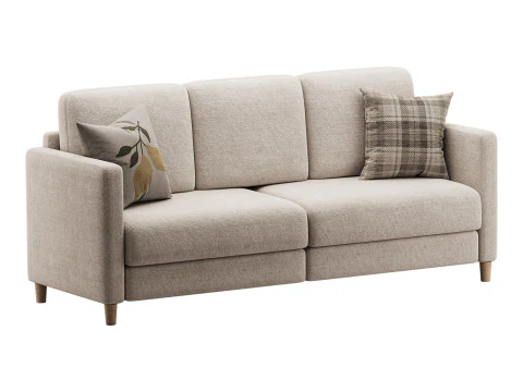 Comfy Teddy Sofa 3D Model