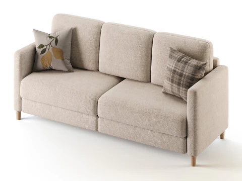 Comfy Teddy Sofa 3D Model