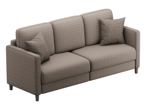 Comfy Teddy Sofa 3D Model
