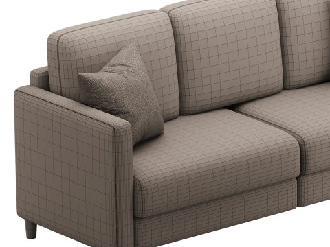 Comfy Teddy Sofa 3D Model