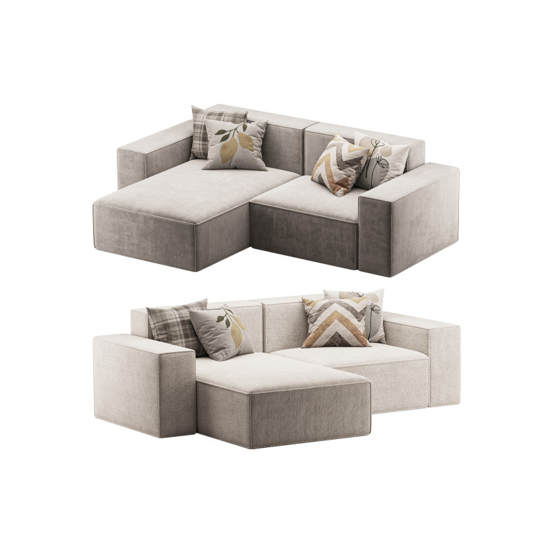 Divan Davis 245x165 3Dモデル .c4d .max .obj .3ds .fbx .stl .blend 