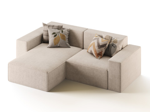 Divan Davis 245x165 3Dモデル