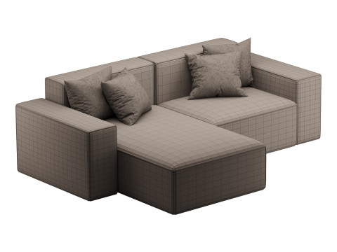Divan Davis 245x165 3Dモデル
