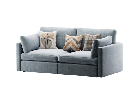 Hackney Lounge Sofa 3D Model