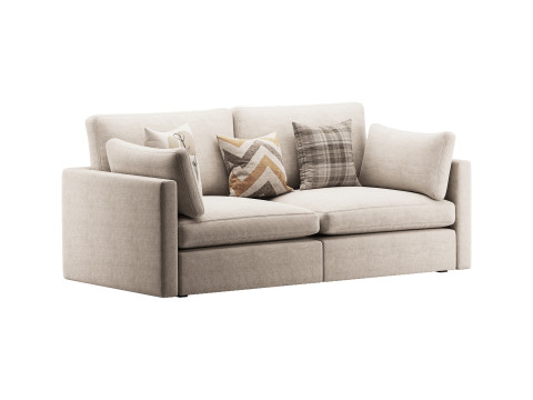 Hackney Lounge Sofa 3D Model