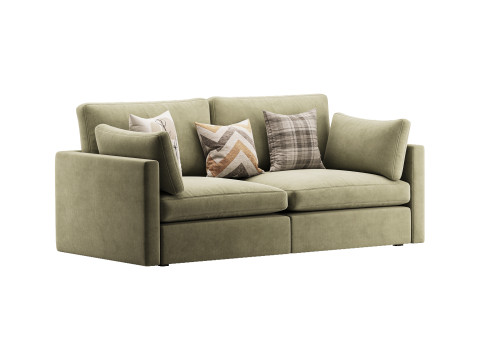 Hackney Lounge Sofa 3D Model