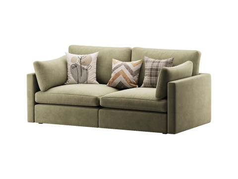 Hackney Lounge Sofa 3D Model