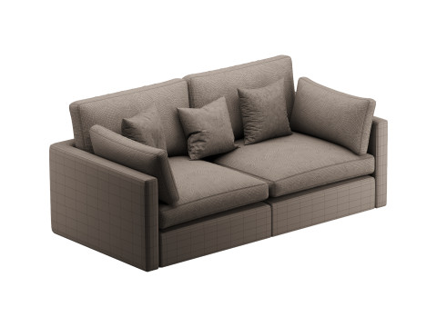 Hackney Lounge Sofa 3D Model