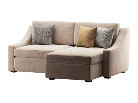 Modern sofa Mike 210X160 Modello 3D