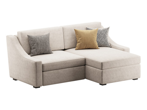 Modern sofa Mike 210X160 Modello 3D