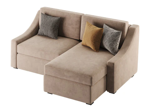 Modern sofa Mike 210X160 3D Model