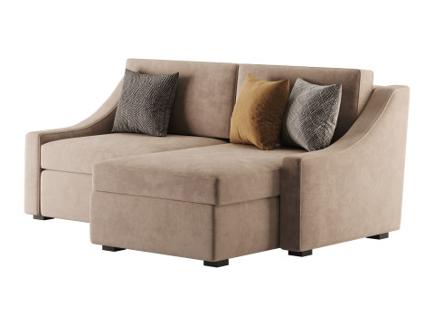 Modern sofa Mike 210X160 Modello 3D