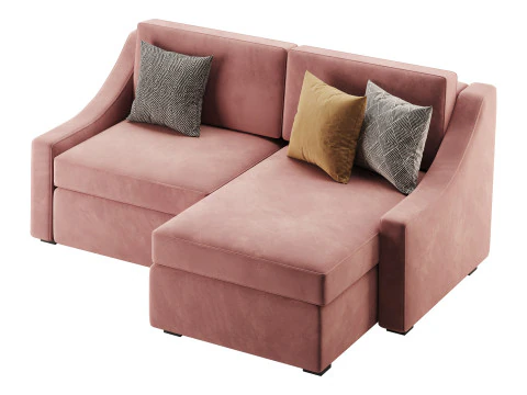 Modern sofa Mike 210X160 3D Model