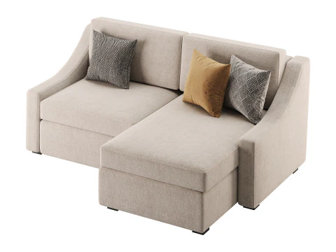 Modern sofa Mike 210X160 3D Model
