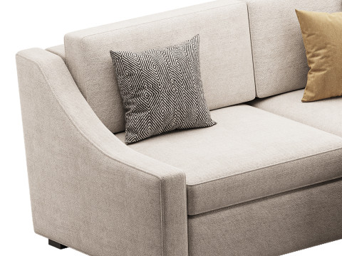 Modern sofa Mike 210X160 Modello 3D