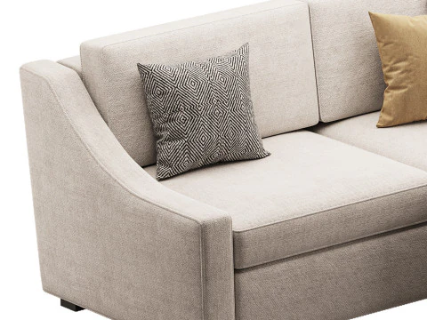 Modern sofa Mike 210X160 3D Model