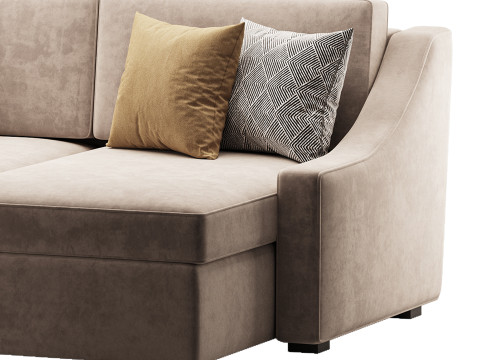 Modern sofa Mike 210X160 Modello 3D