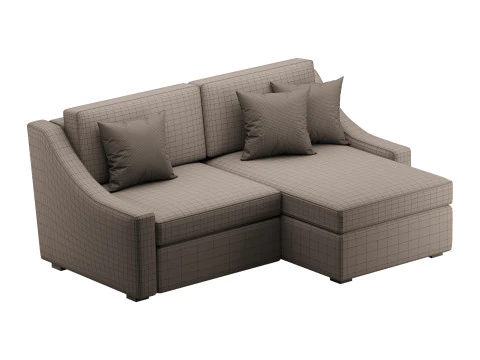 Modern sofa Mike 210X160 3D Model