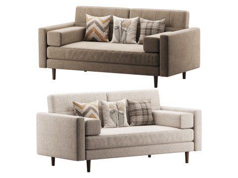 Ritz Luxe 2 Seater Sofa 3Dモデル