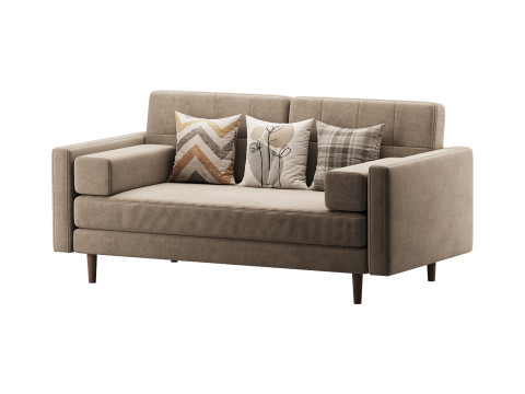 Ritz Luxe 2 Seater Sofa 3Dモデル