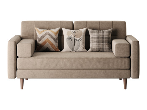 Ritz Luxe 2 Seater Sofa 3Dモデル