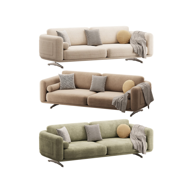 Sofa A125 by Delavega Modello 3D .c4d .max .obj .3ds .fbx .stl .blend 