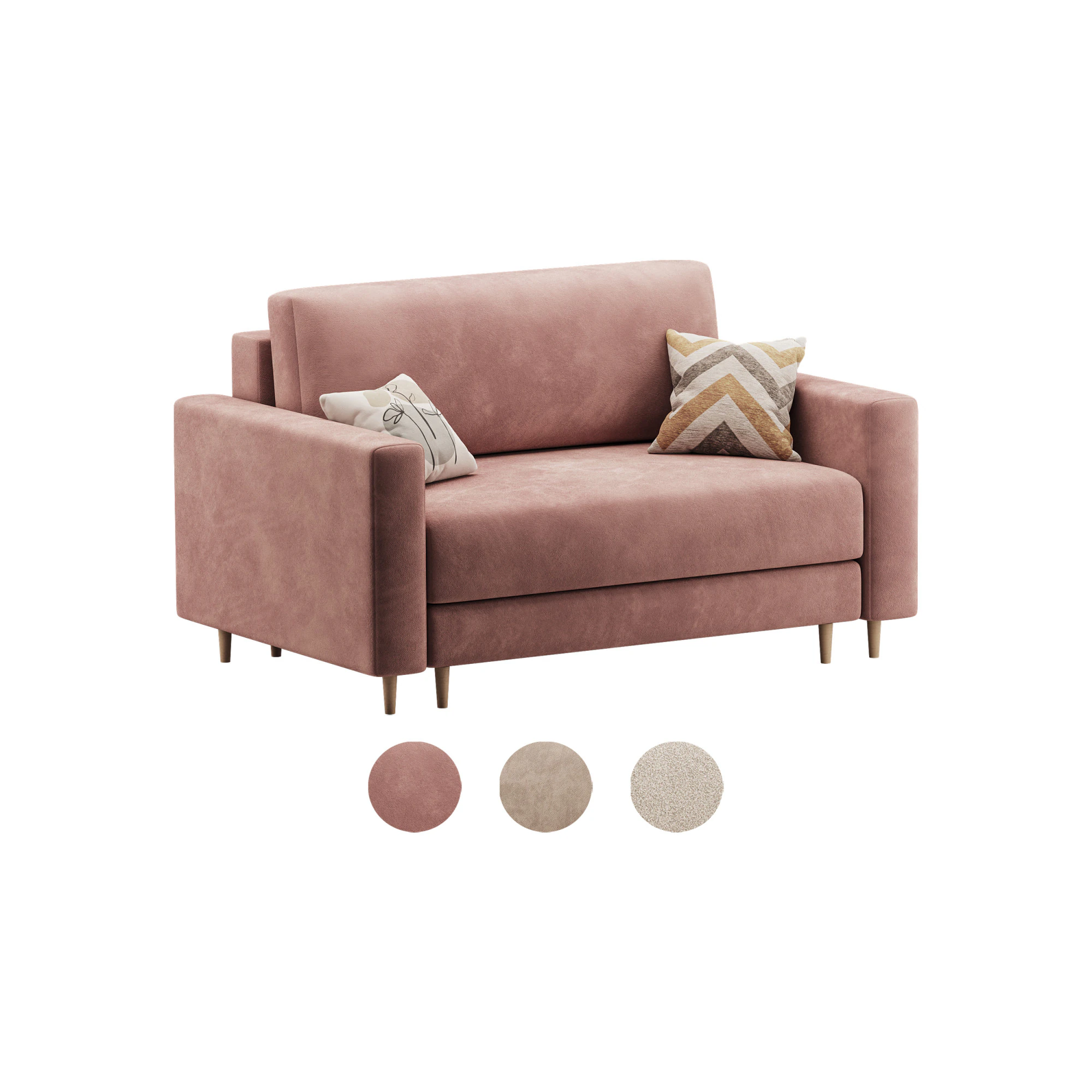 Sofa Ines Vertical Terra 3D Model .c4d .max .obj .3ds .fbx .stl .blend 