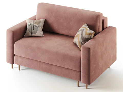 Sofa Ines Vertical Terra 3D Model