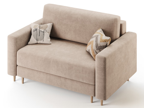 Sofa Ines Vertical Terra 3Dモデル