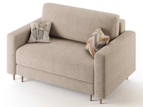 Sofa Ines Vertical Terra 3Dモデル