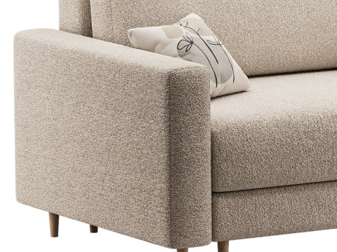 Sofa Ines Vertical Terra 3Dモデル